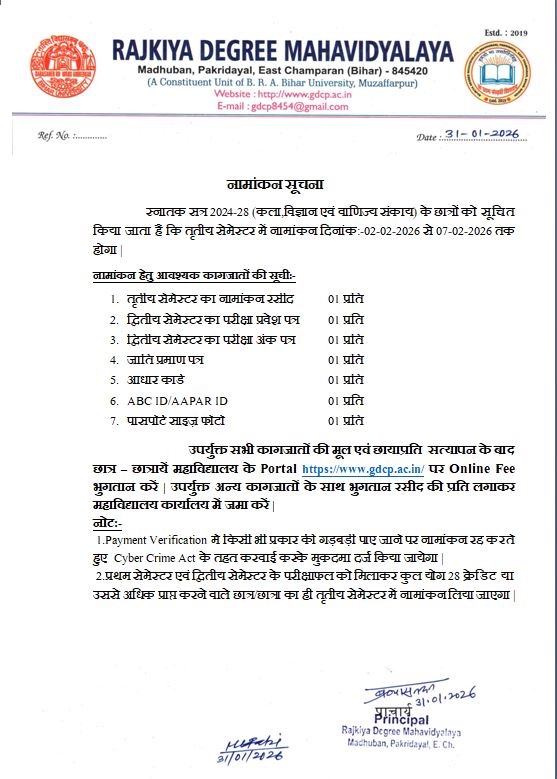 Admission Guidelines