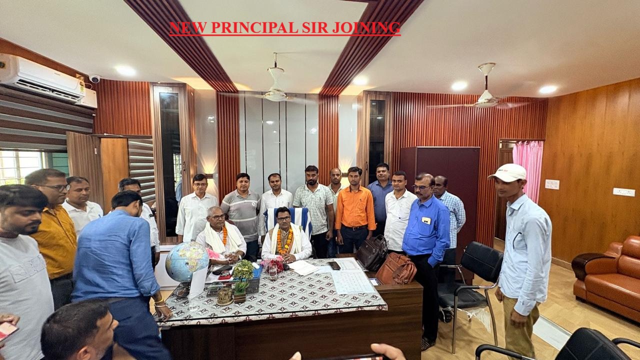 NEW PRINCIPAL SIR JOINING